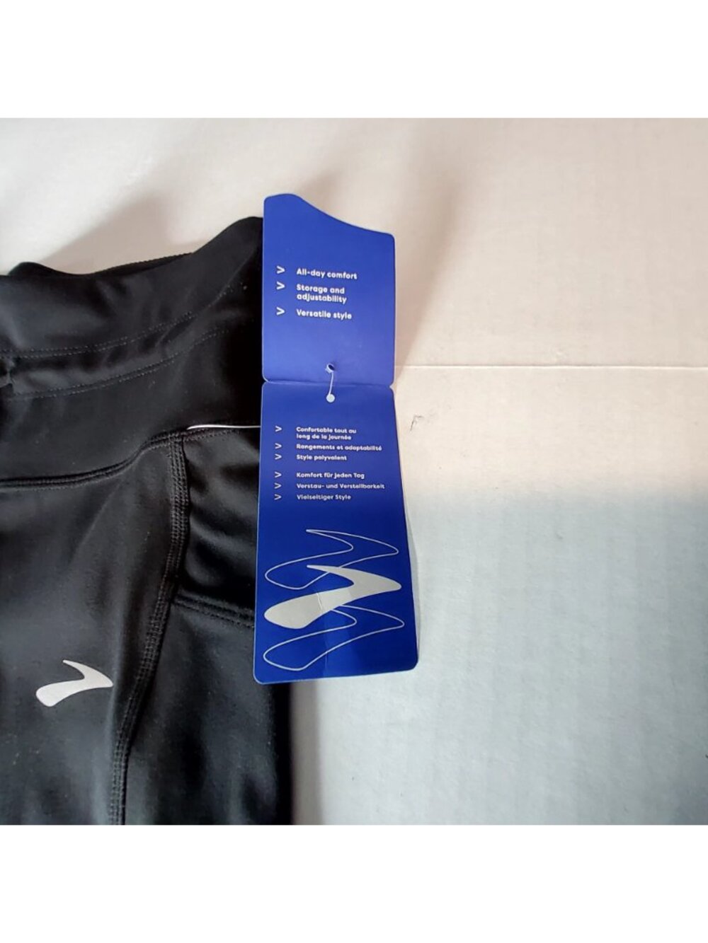 Brooks Womens Black Running Leggings Style #221735 Polyester Blend Size S - Picture 13 of 13